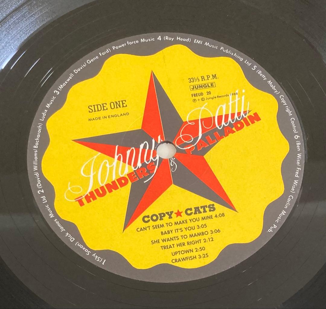 ◾️高音質USオリジナル盤■JOHNNY THUNDERS & PATTI PAL