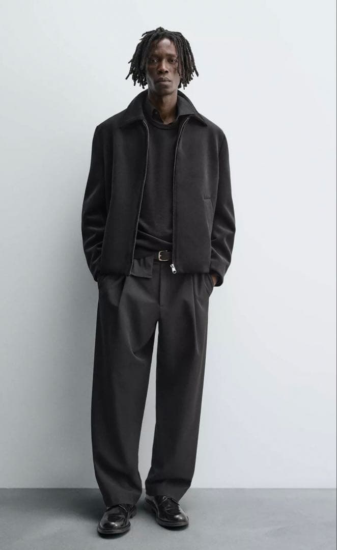 ZARA ベルベットジャケット