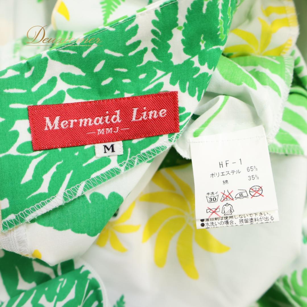 【日本製 フラダンス衣装】ホワイト MermaidLine MMJ ワンピース