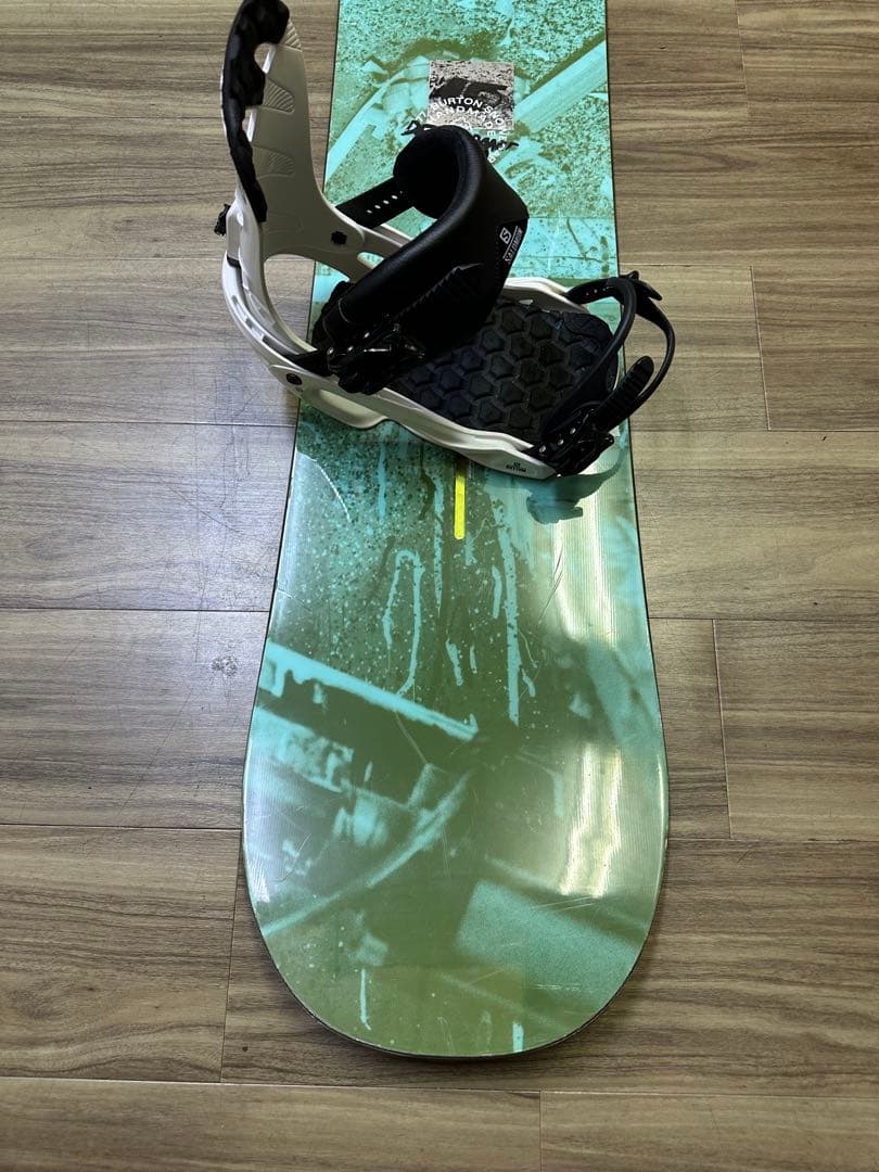 スノーボード Burton 152cm ビンディングSalomon size M