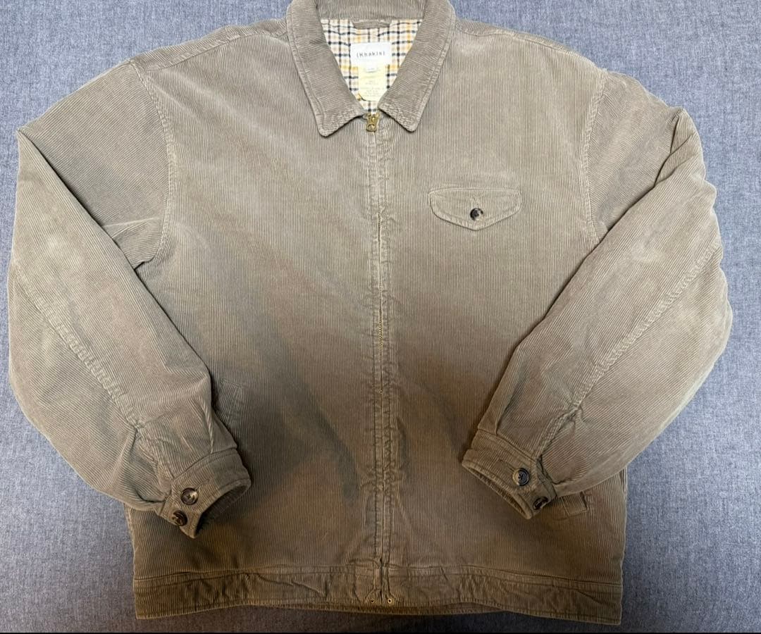 Khakis Corduroy Swing Jacket Sage Lサイズ