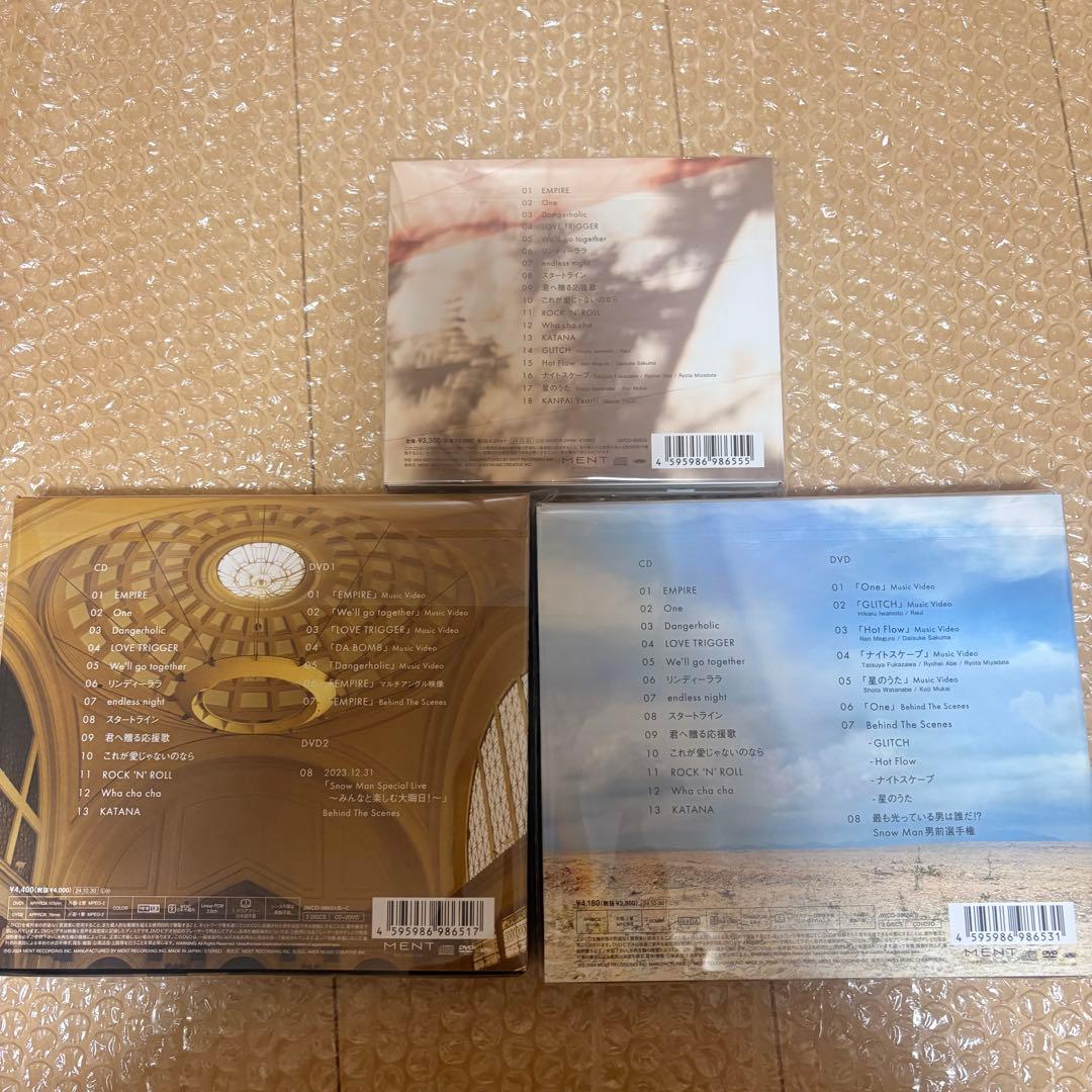 Man RAYS 初回盤A.B、通常盤セット