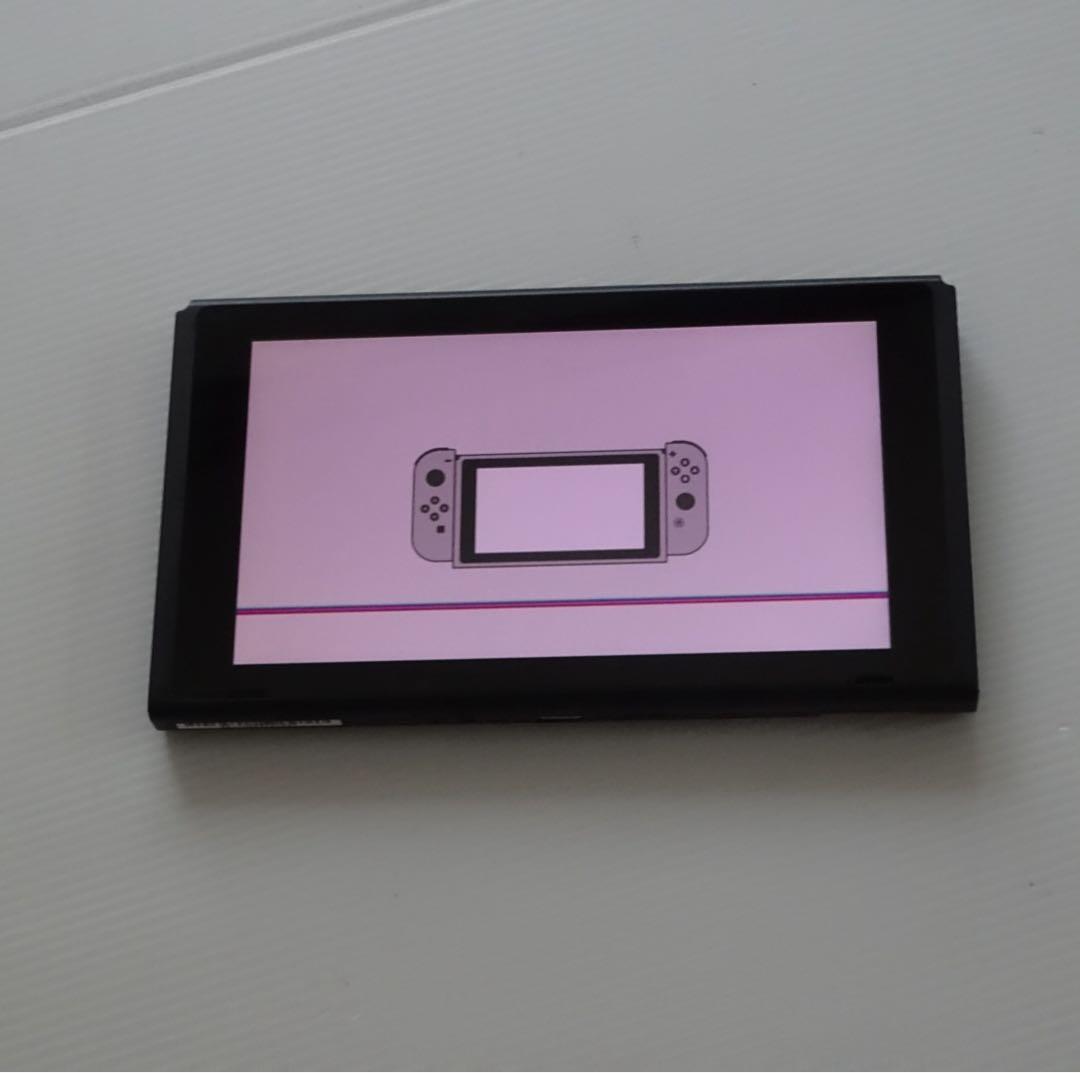 Switch 旧型　画面本体　2017年製　一部不具合　QA6609