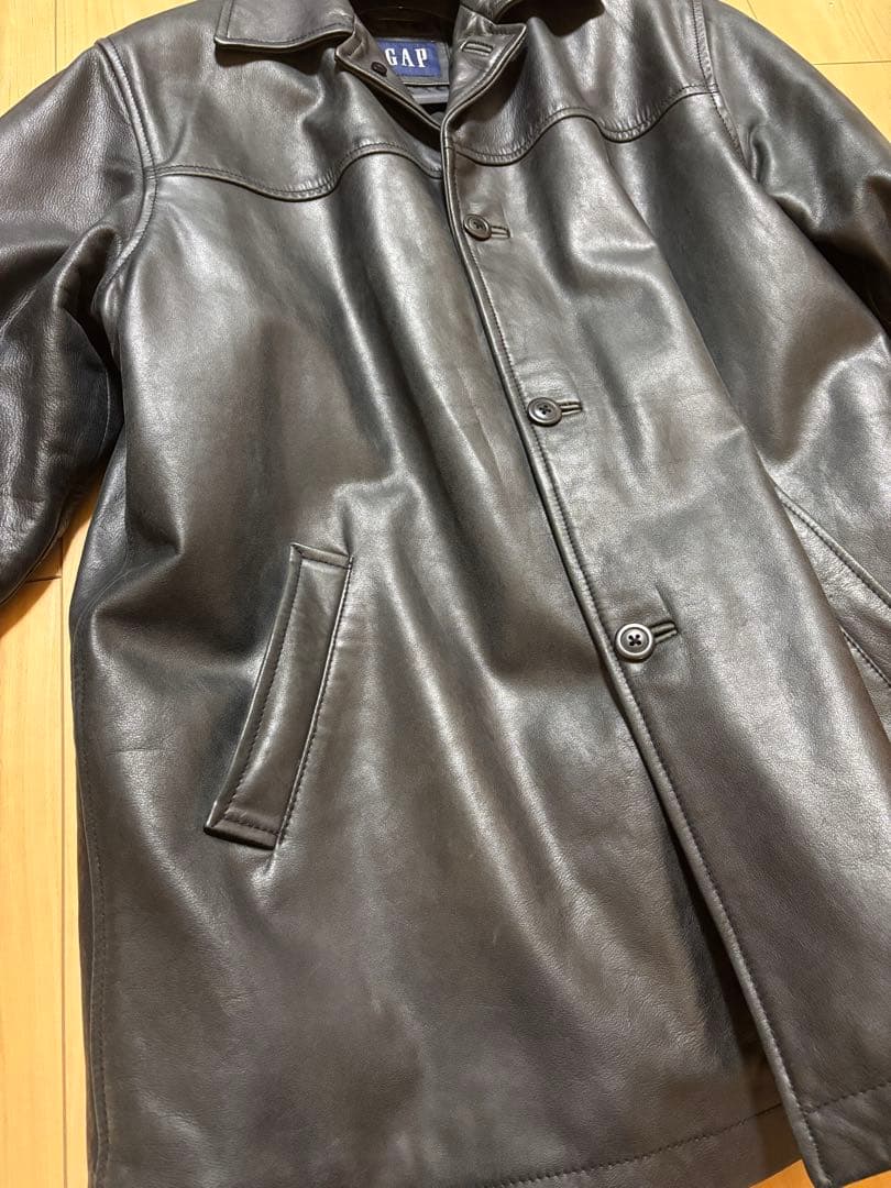 90's OLD GAP レザーカーコート