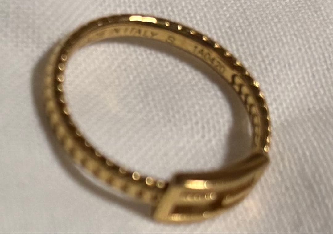 star　FENDI Gold Ring Sサイズ（9〜11号相当）