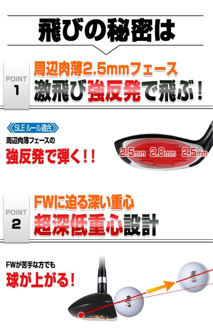 【新品UT2本】USTマミヤ装着 ★ ワークスゴルフ マキシマックス強反発UT