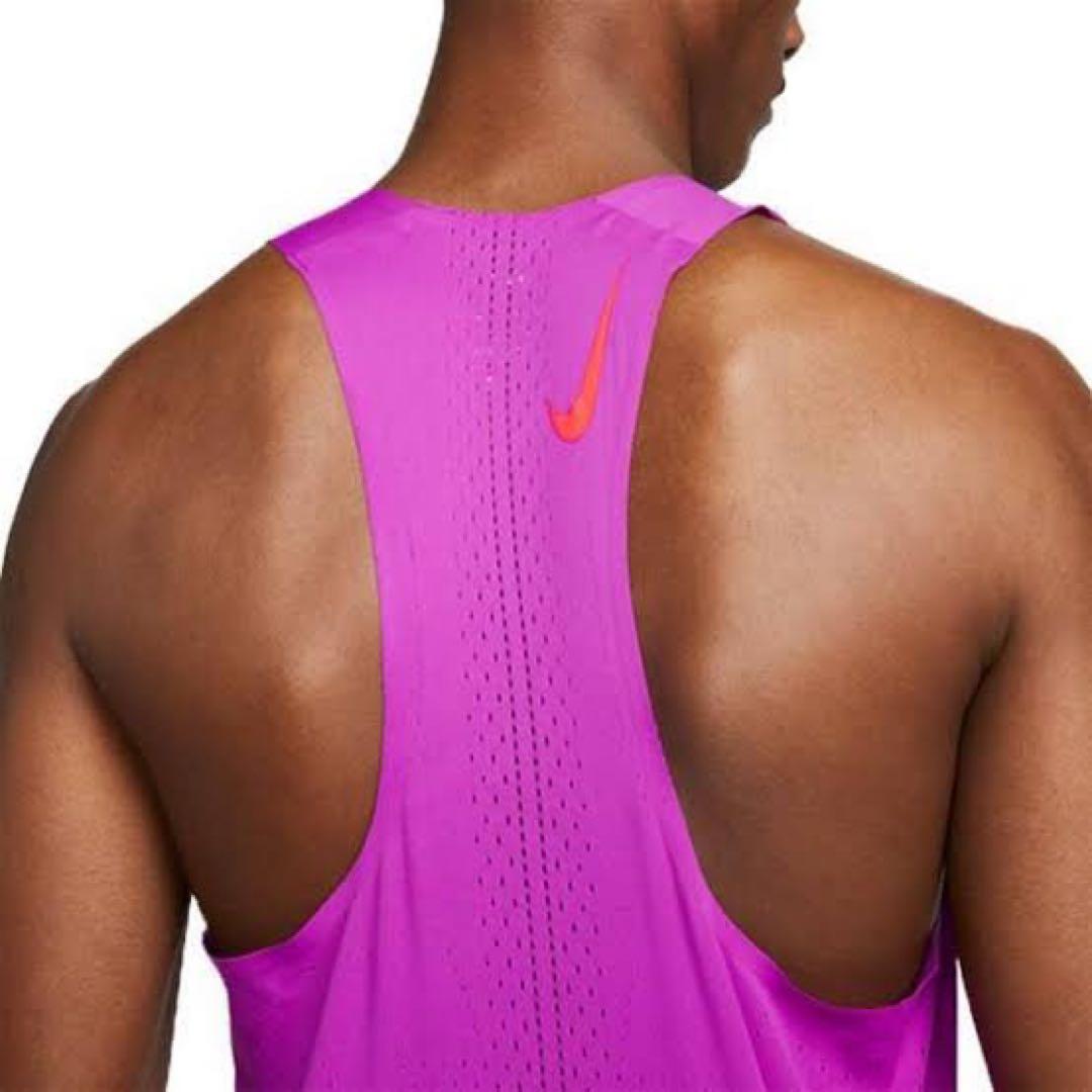 新品未使用 NIKE ナイキ エアロスイフト シングレット パープル メンズXL