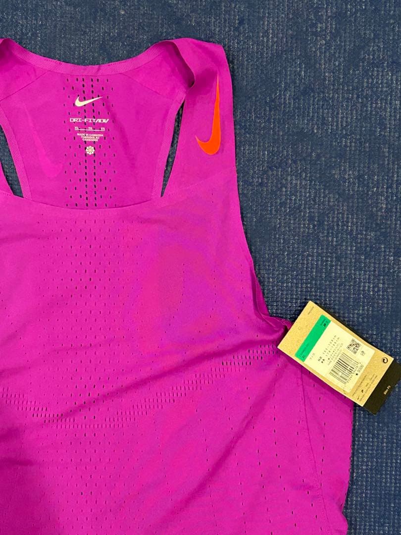 新品未使用 NIKE ナイキ エアロスイフト シングレット パープル メンズXL