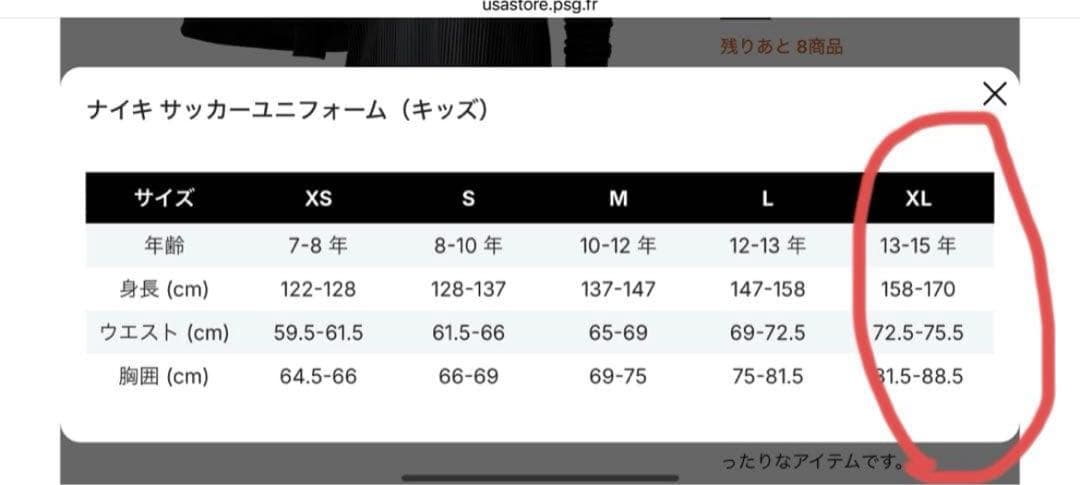 Nike Paris Saint-Germain 長袖ユニフォーム