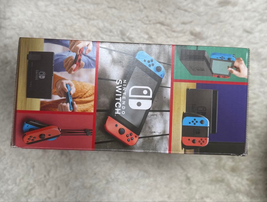 新品、未使用 Nintendo Switch 本体 青/赤 Joy-Con付き