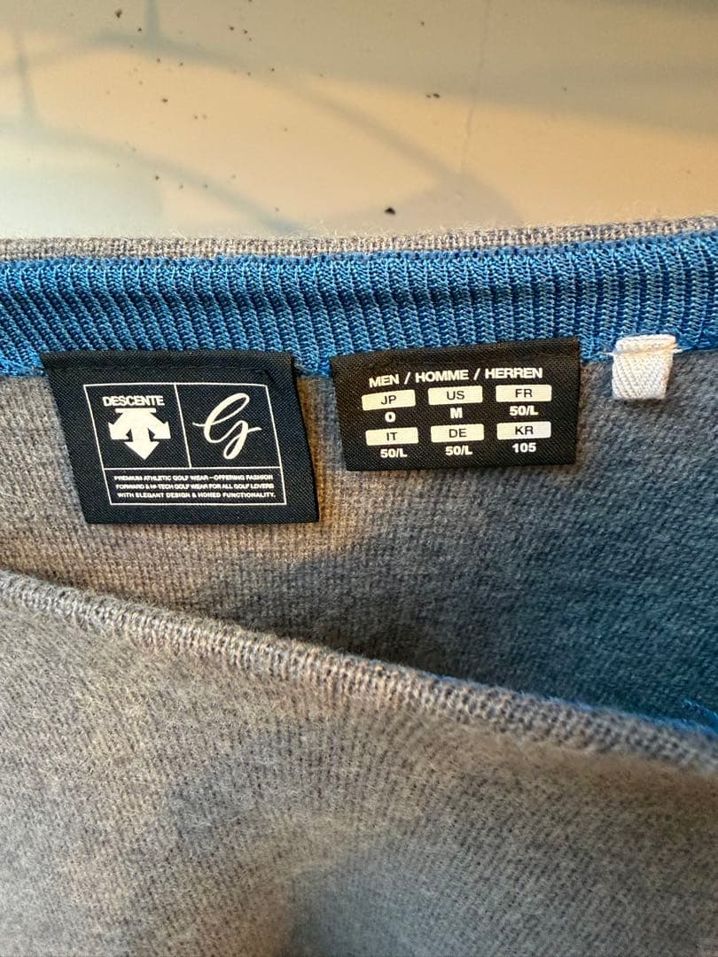 DESCENTE メンズ セーター グレー LLサイズ