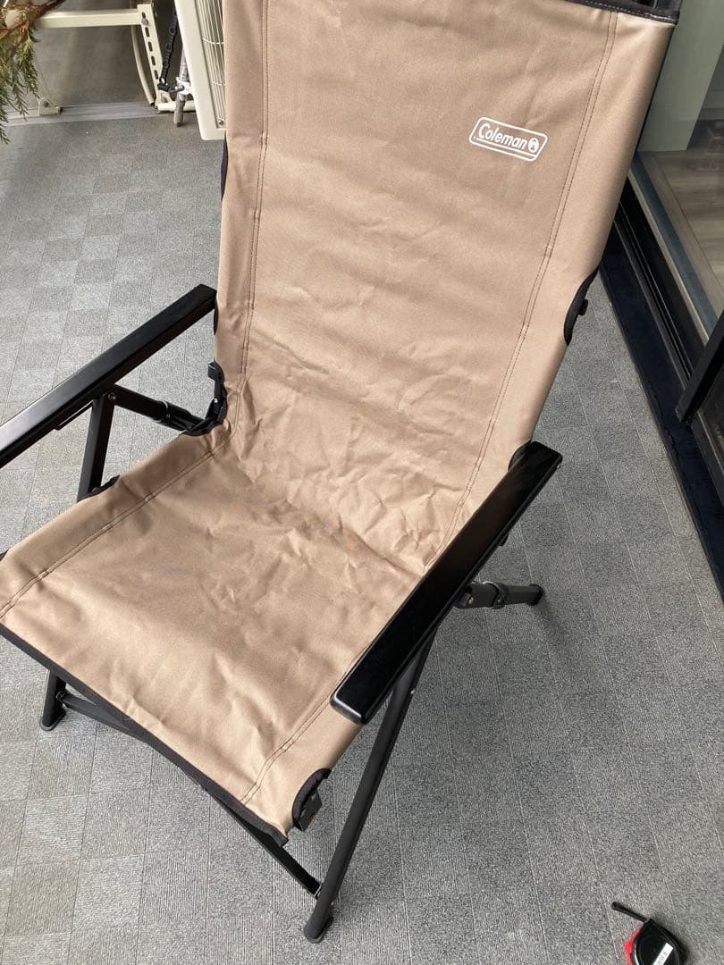 Coleman レイチェア　ベージュ 収納バッグ付き