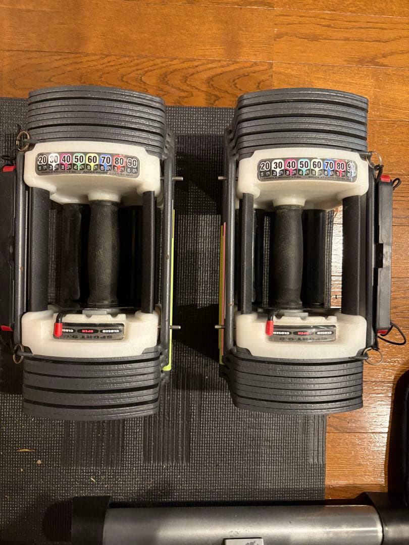 [引き渡し限定]調整可能ダンベル 27kg 2set