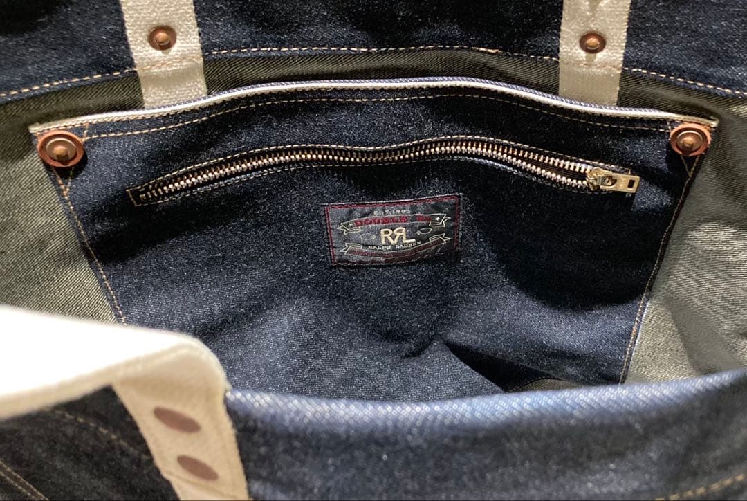 RRL ダブルアールエル デニムトートバッグ
