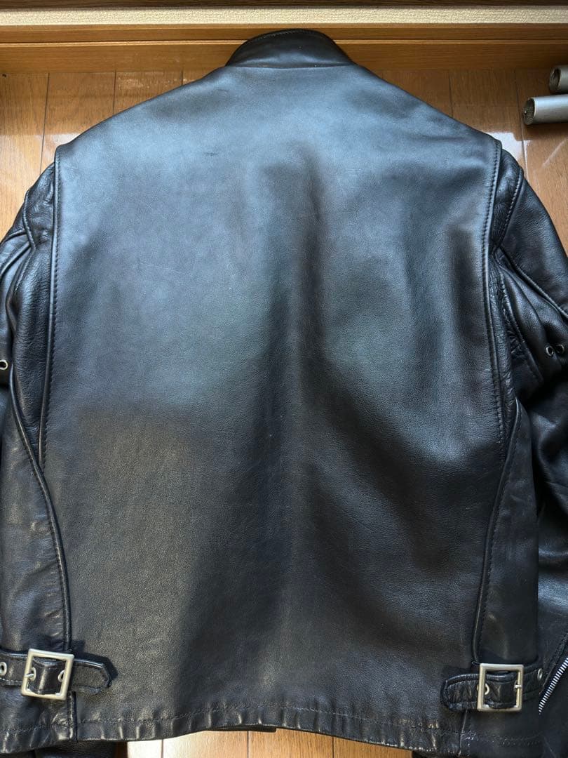 Schott ショット 641 シングルライダース ブラック 40