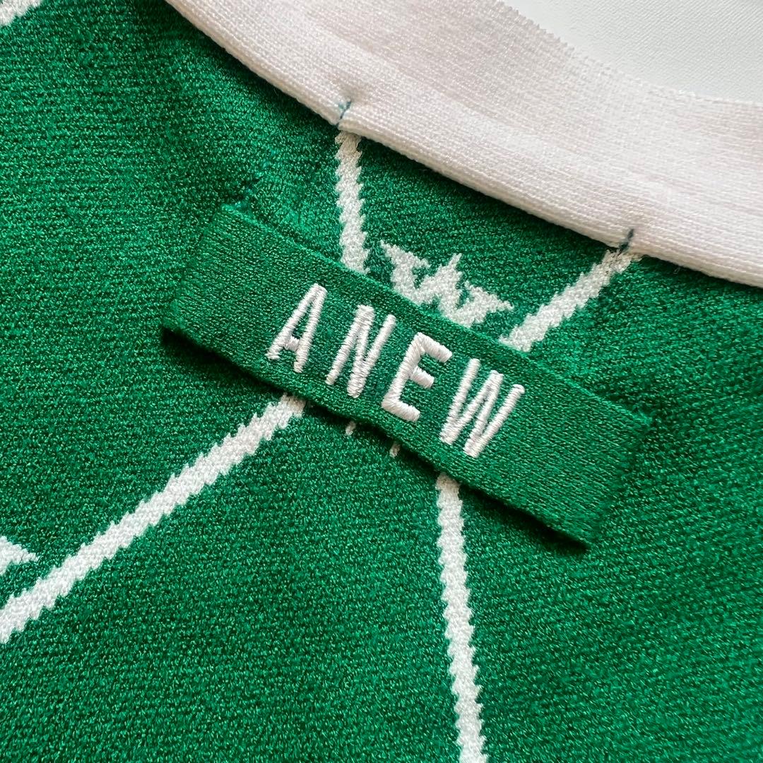 ANEW GOLF アニューゴルフ　カーディガン　ニット　レディース　ロゴ　S