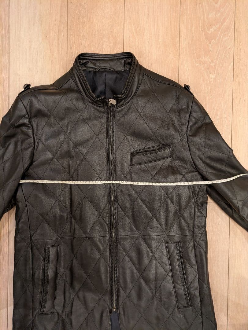 PIA SPORTS 　ピアスポーツ　革ジャン　ライダース　　本革　ラムレザー