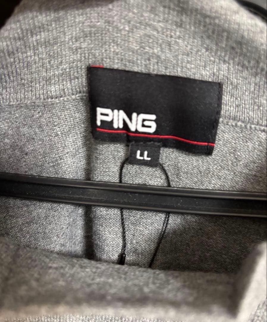 [新品未使用]PING グレー セーター LLサイズ