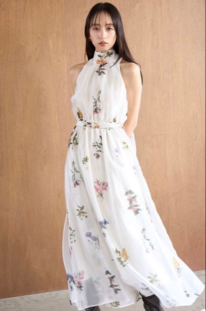 新品スナイデルSustainableフラワーモチーフワンピース×ボレロセット