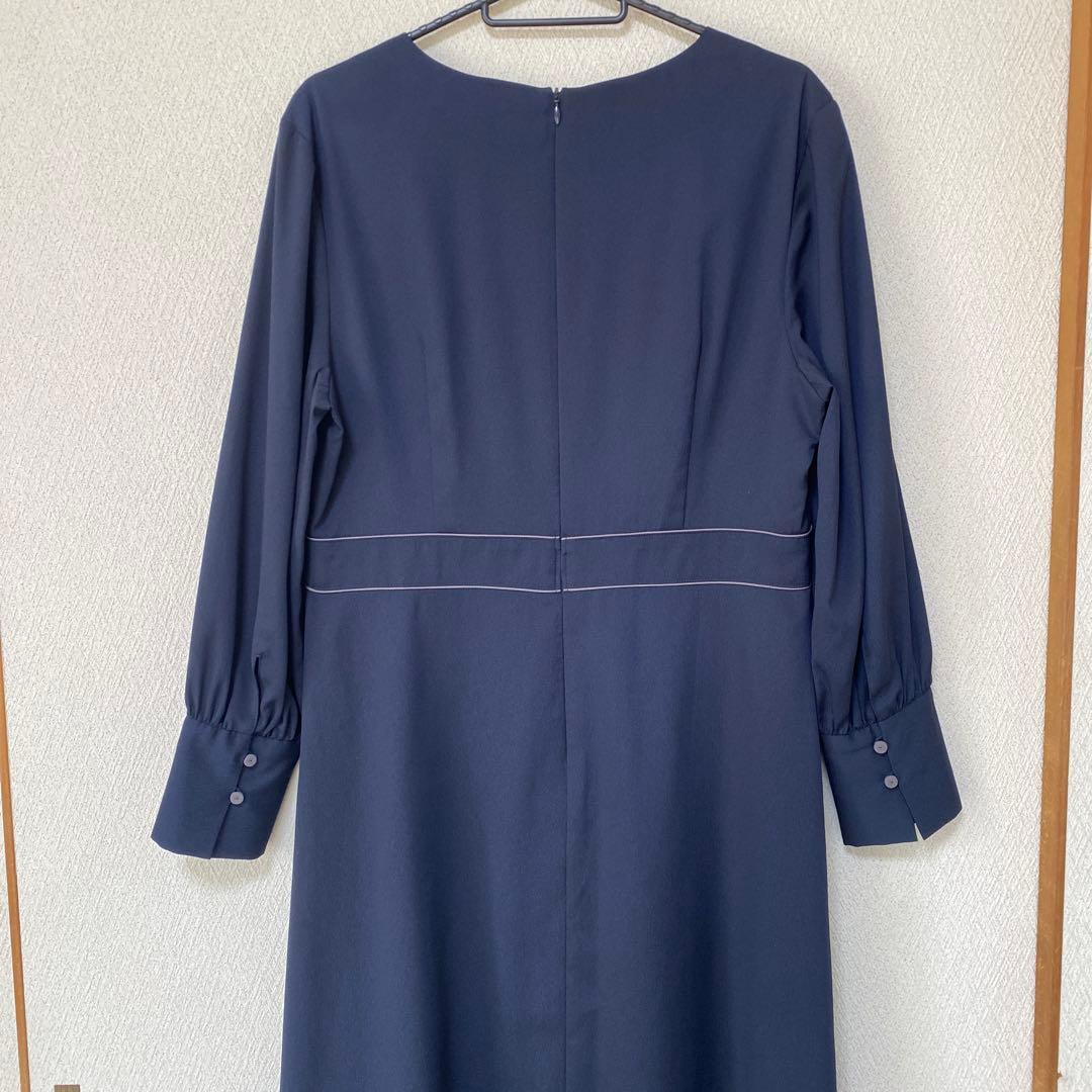 UNTITLED ネイビーロングワンピース