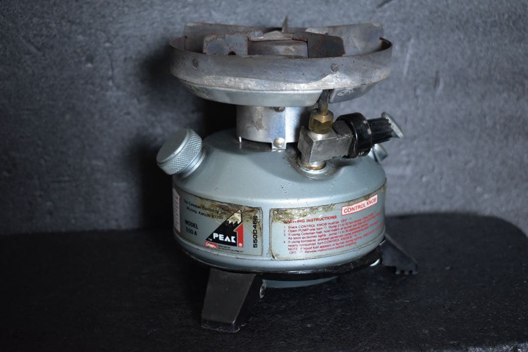 88年 カナダ製 コールマン 550A PEAK1 箱付き シングルバーナー