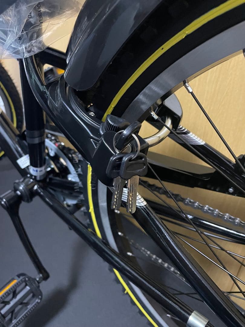 新品　未使用　ブリヂストン 子供用自転車 ブラック バスケット付き　26インチ