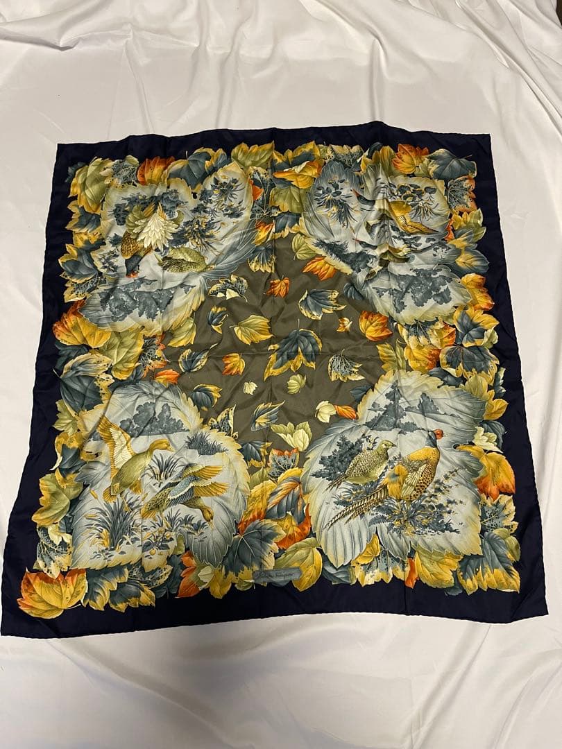 ★4点セット★HERMES★フェラガモ★スカーフ★カレ90★シルク★動物★鳥★
