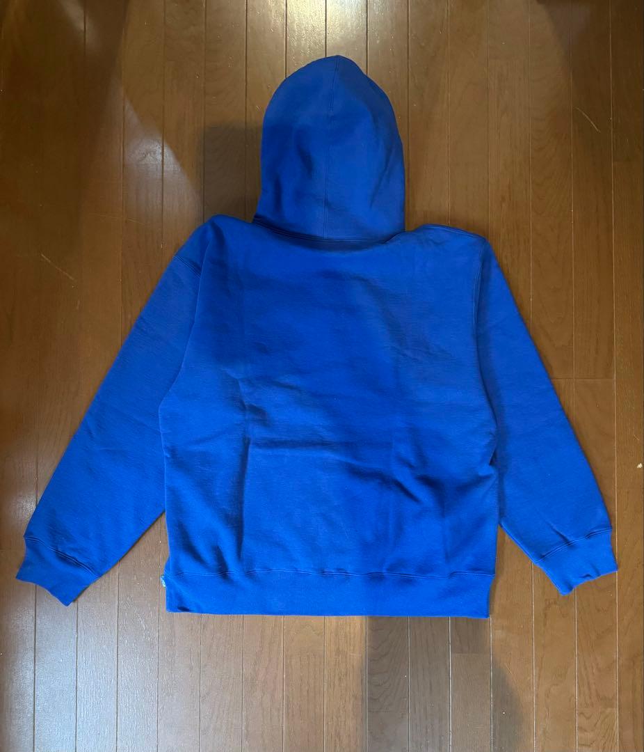 supreme シュプリーム未使用品 ツノSロゴパーカー 希少XL ブルー