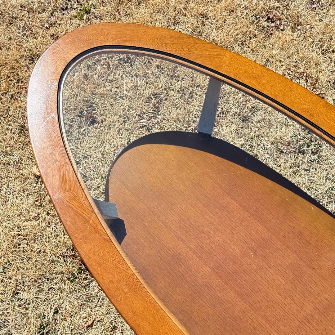 karimoku　カリモク　ガラストップ　センターテーブル　幅120㎝