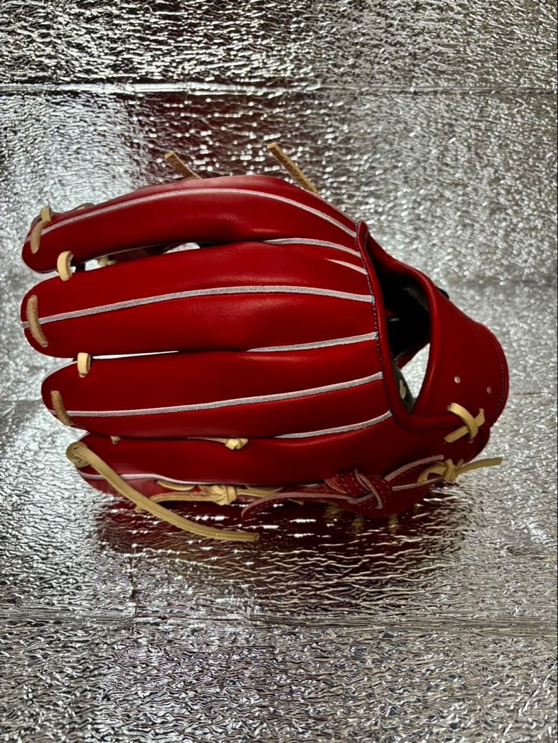 てっぺん Teppen 硬式グローブ 内野手用 ATM2 Dオレンジ　限定ラベル