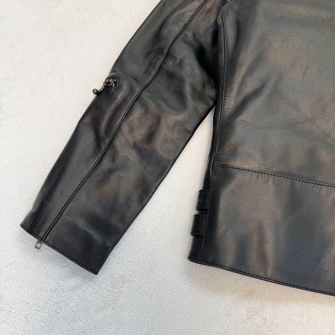 【新品】LIUGOO LEATHERS 牛革 ダブルライダース ジャケット L
