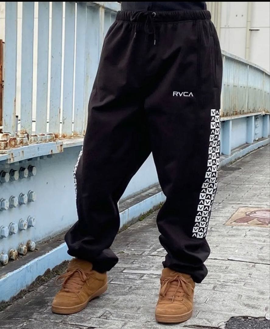 RVCA ブラック フーディ パンツ セットアップ