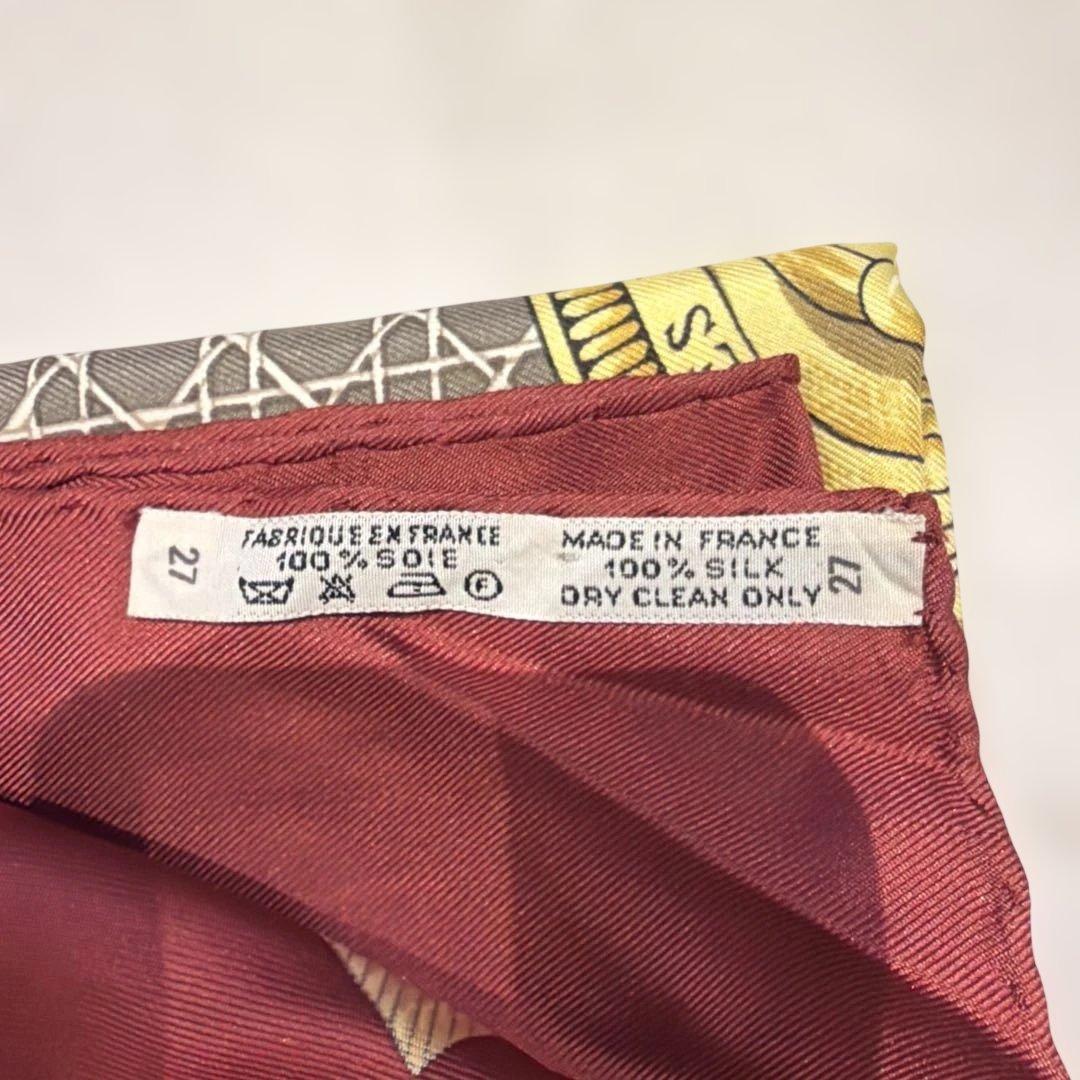HERMÉS 馬車デザイン スカーフ