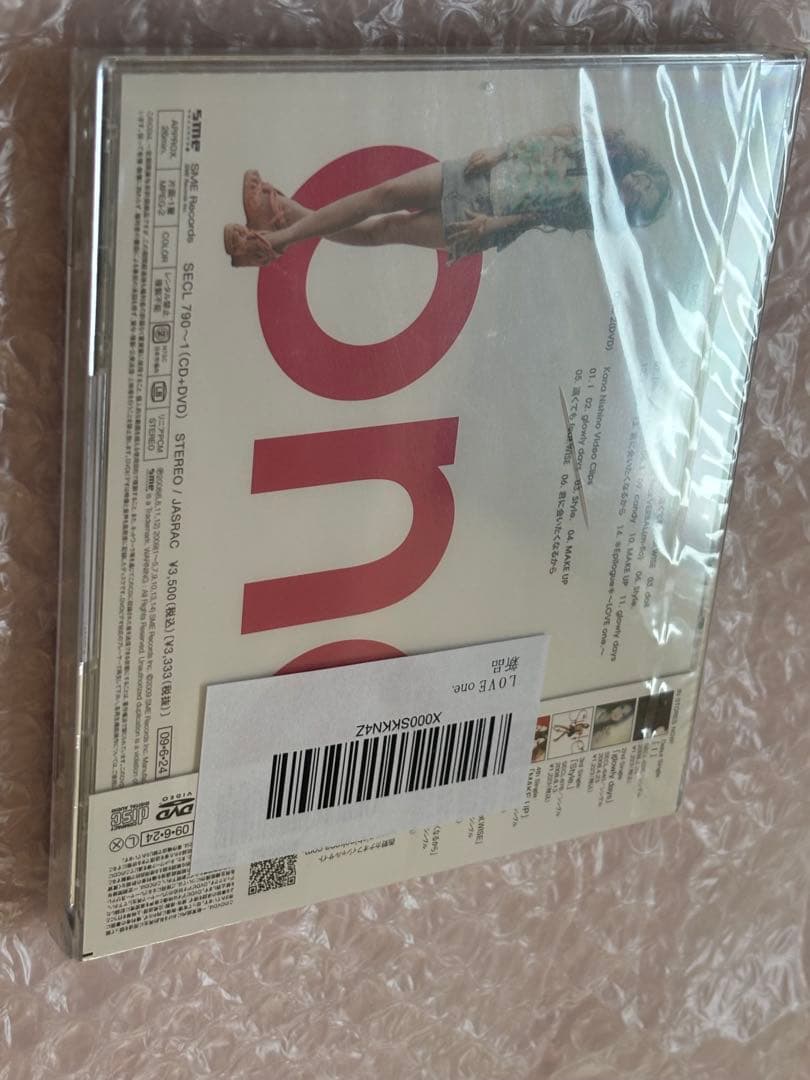 西野カナ 「LOVE one.」 初回仕様限定盤 新品未開封