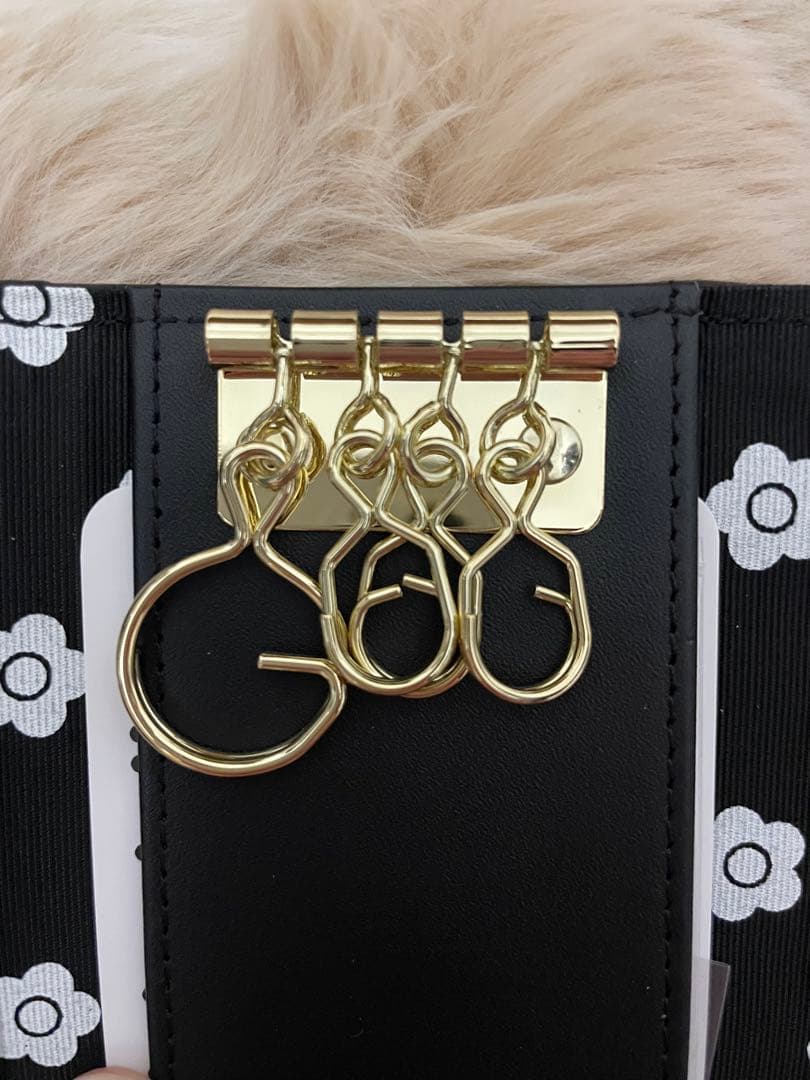 MARY QUANT キーケース 黒 新品未使用 箱付き マリークワント