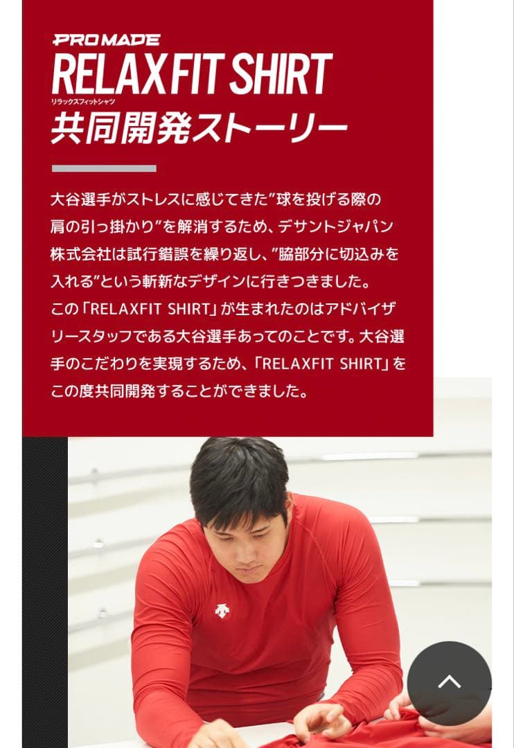 大谷翔平 本人 二刀流デザインプリント 予約販売限定　アンダーシャツ 長袖 M