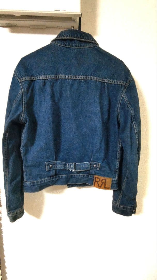 RRLRalphLaurenデニムジャケット S 薄青色厚手ミツ星タグ美品