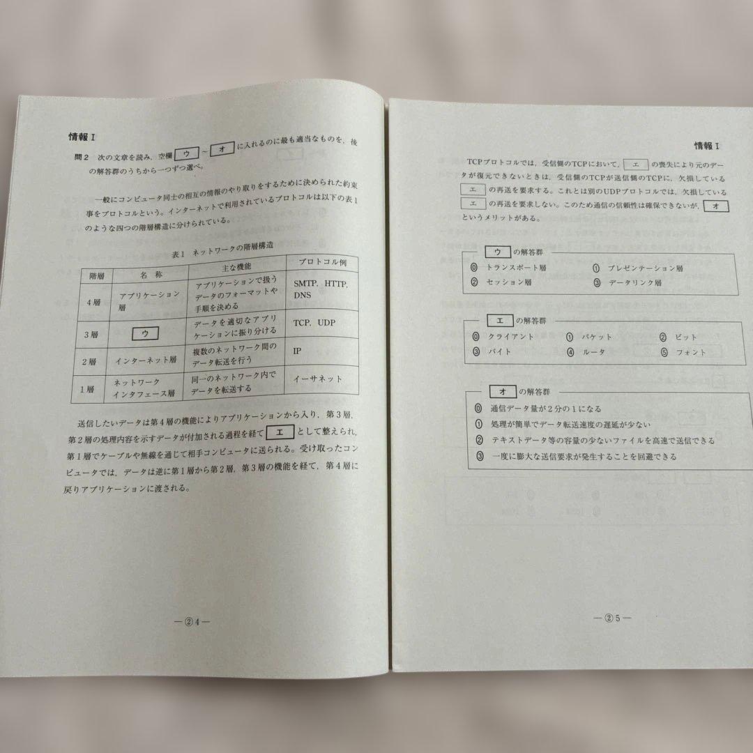 【未使用】2023年 10月施行 第2回 高2駿台全国模試 国・数・英・情報