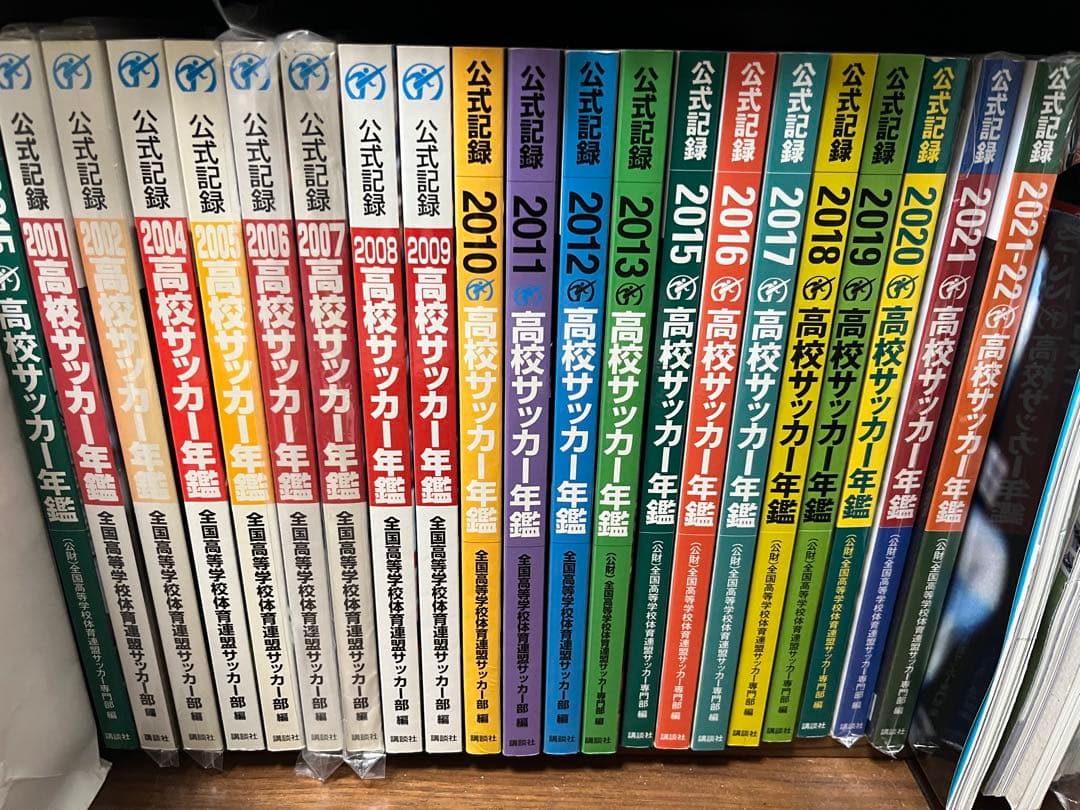 高校サッカー年鑑 20冊セット