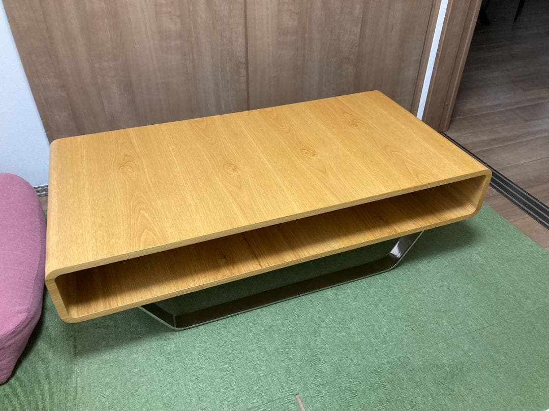 【美品】ニトリ センターテーブル（セリス 120 LBR2）