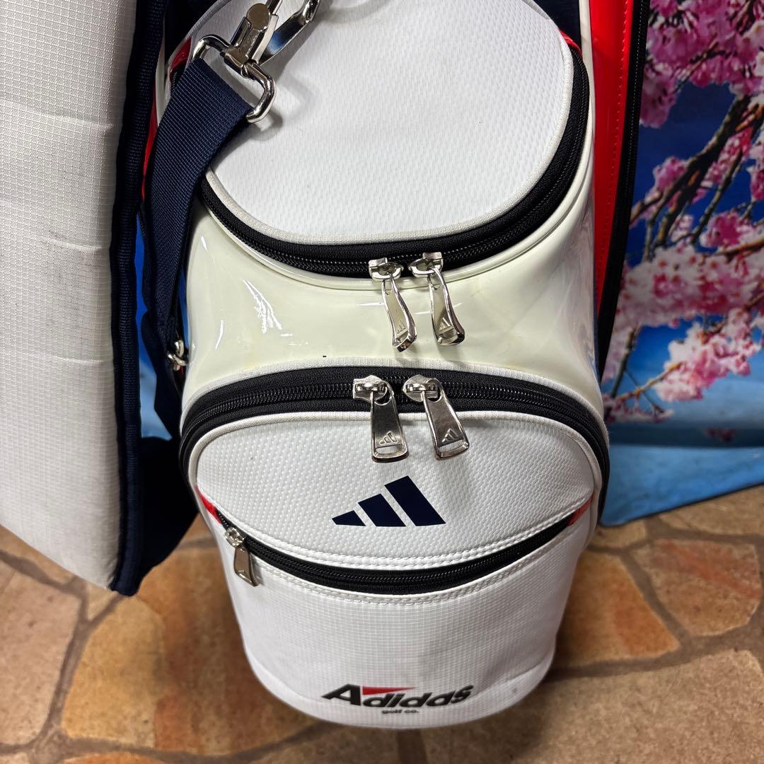 寶BW-1173 adidas アディダス キャディバッグ ホワイト 軽量