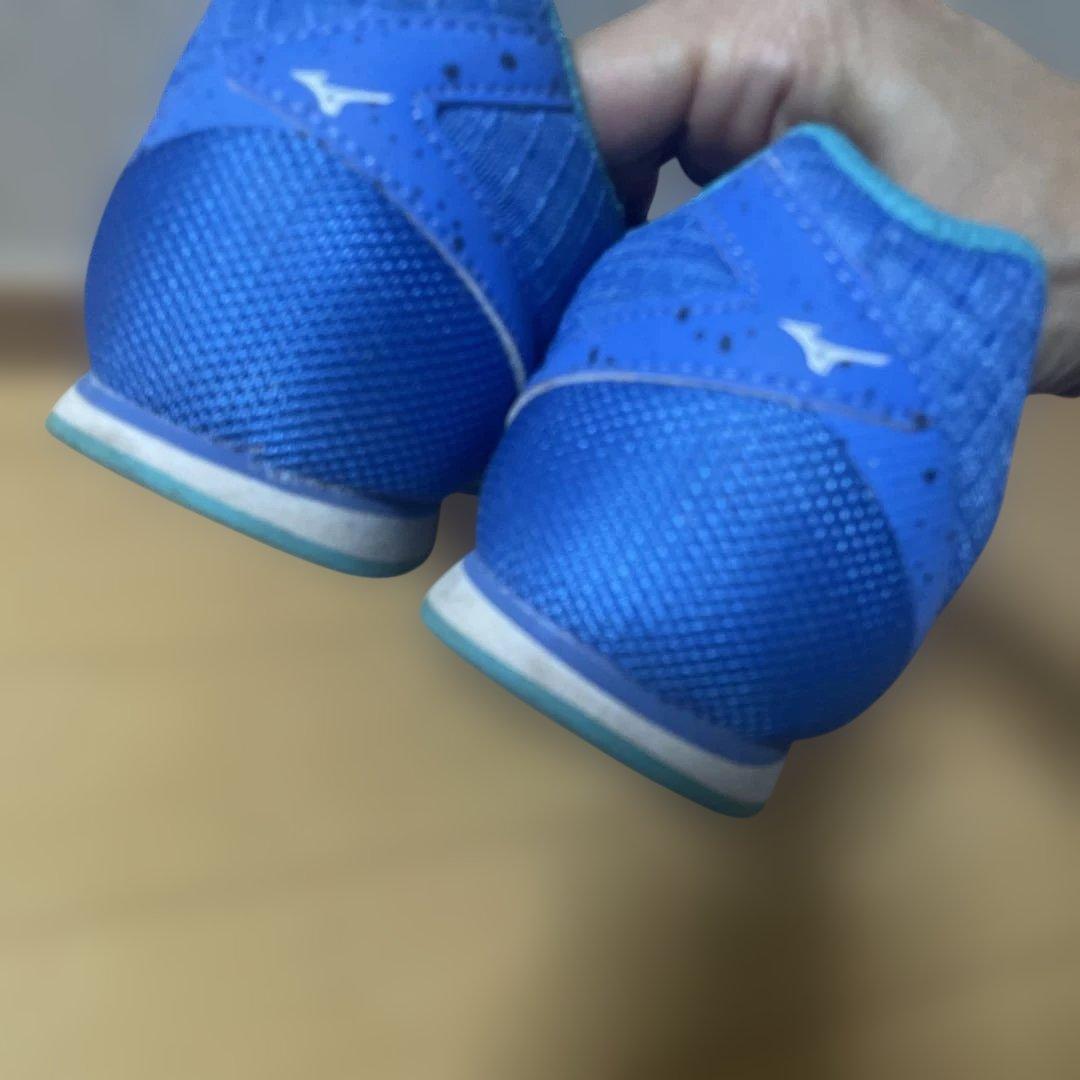 Mizuno スパイクシューズ 青　【美品】