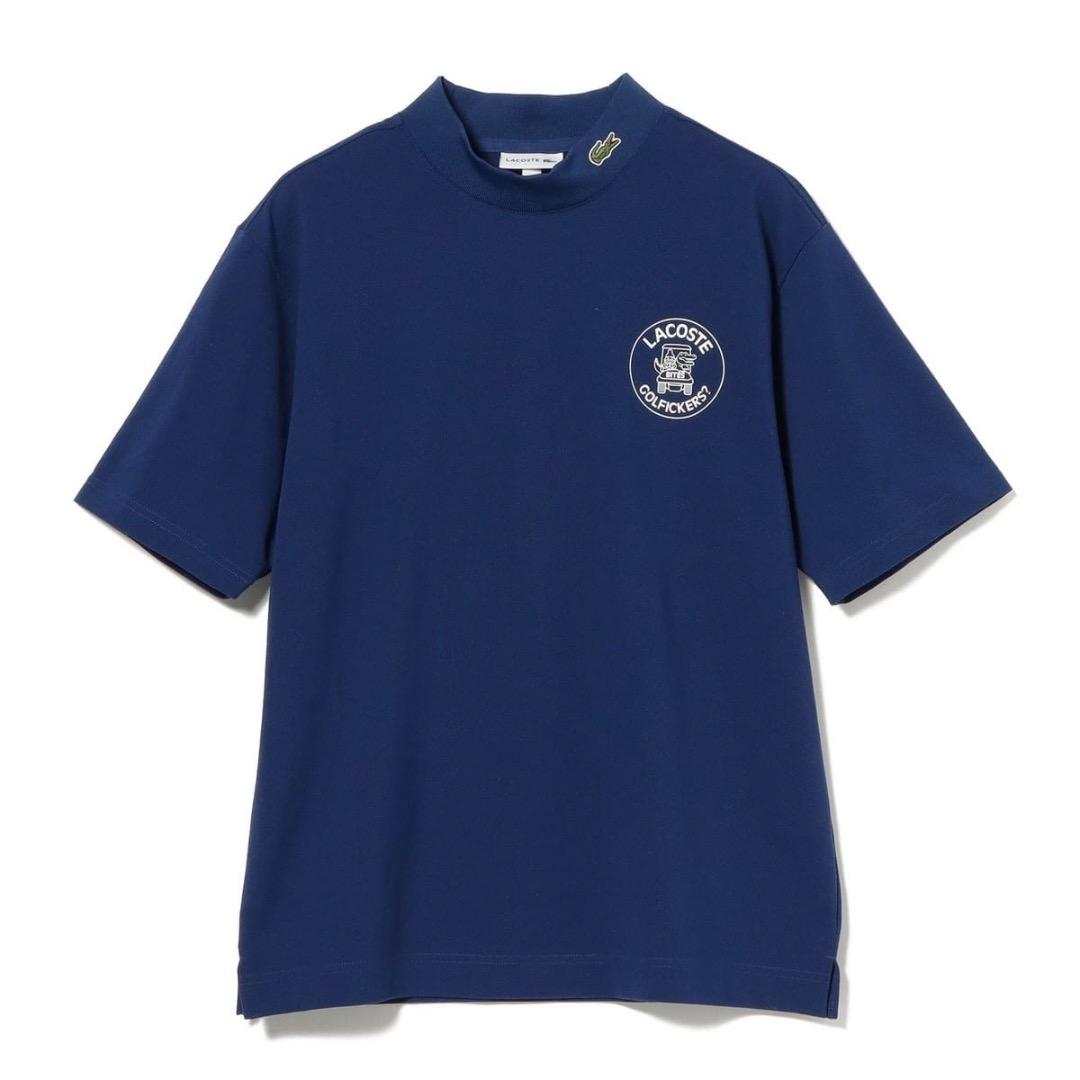 LACOSTE × Golfickers / モックネック - ネイビー・L -