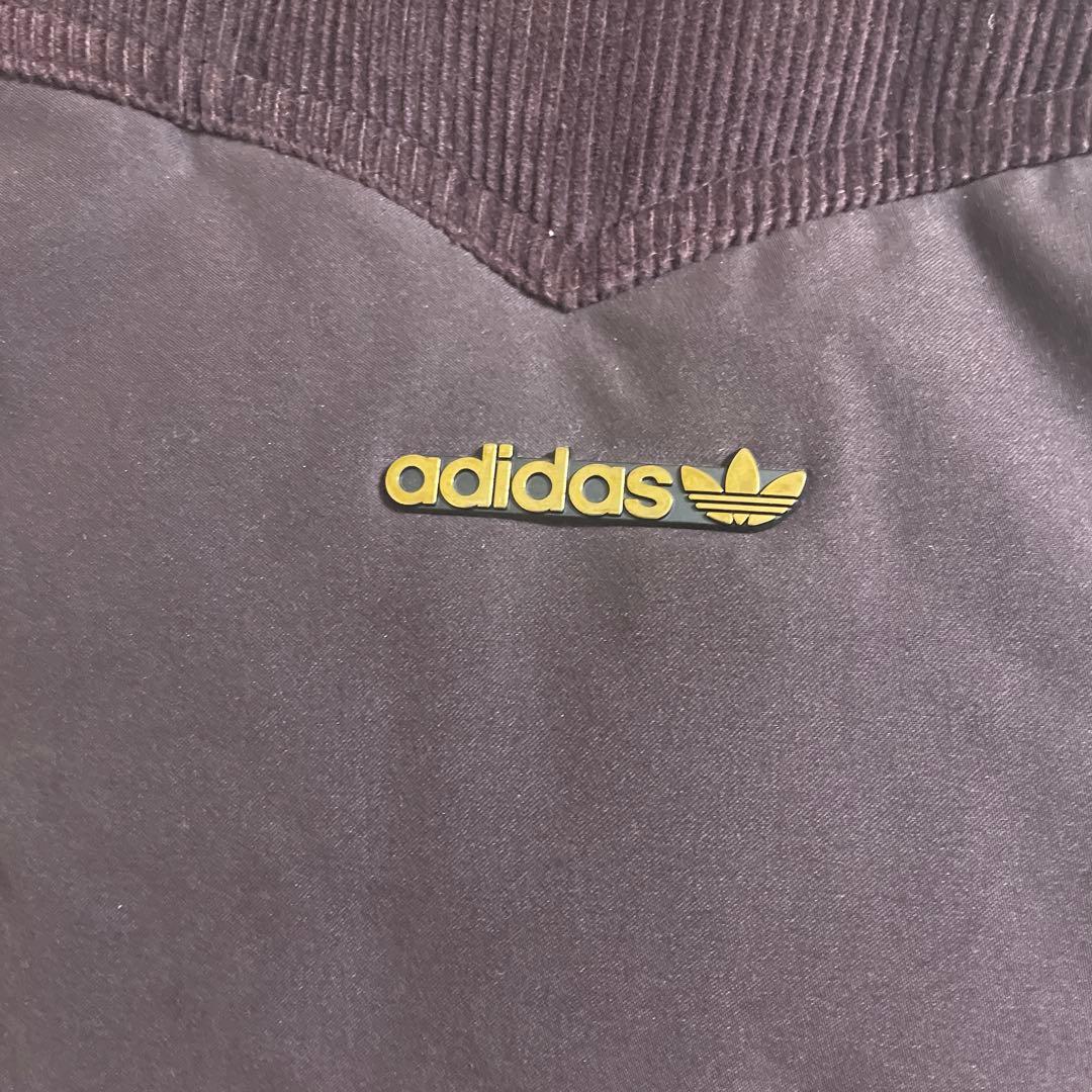 【希少黒タグ】90's〜00'S adidas ダウンベスト コーデュロイ XL