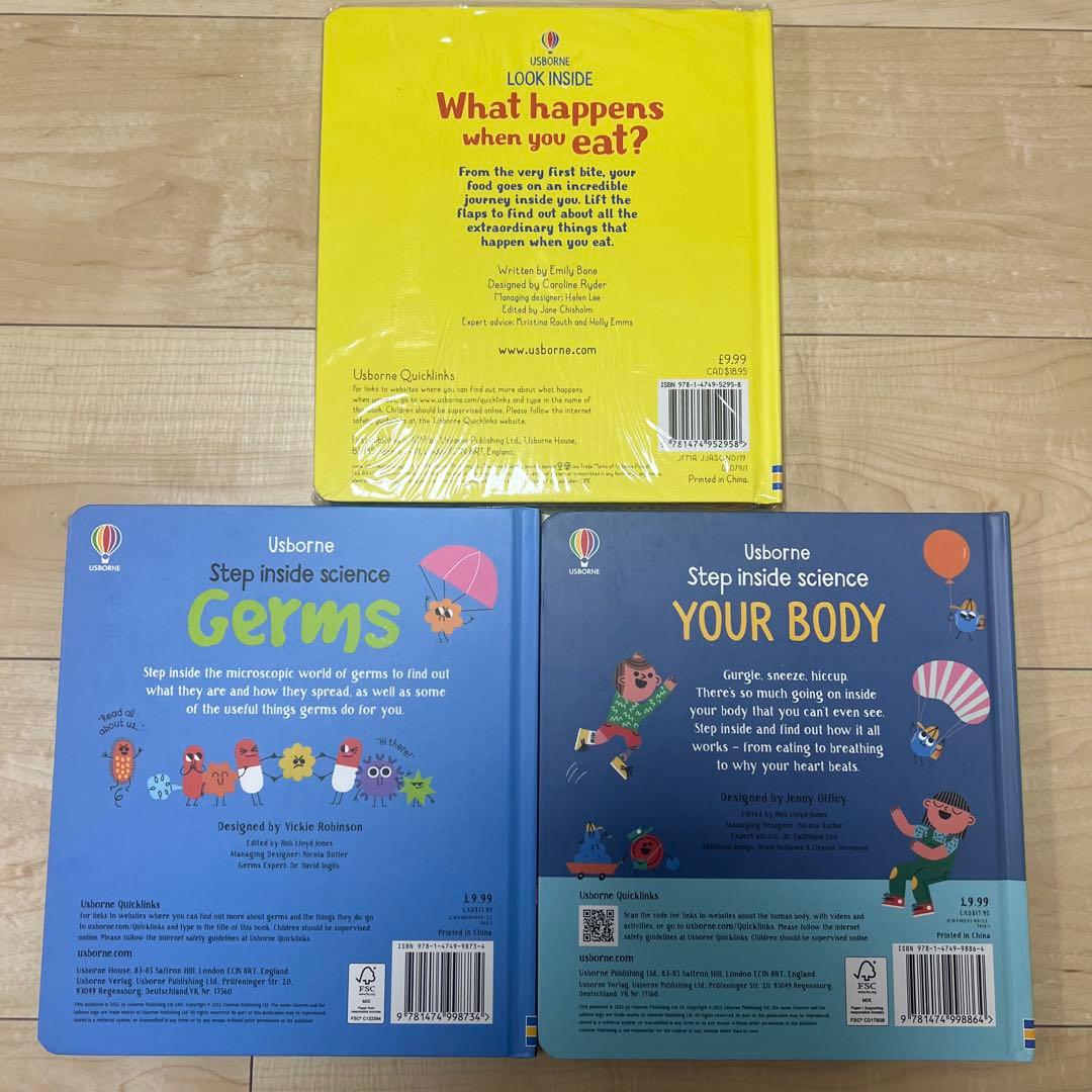 新品未使用Usborne 3冊セット