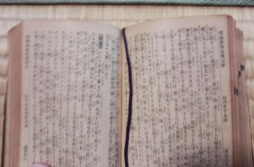 明治期 新約全書 小型 米国聖書協会 革装 古書