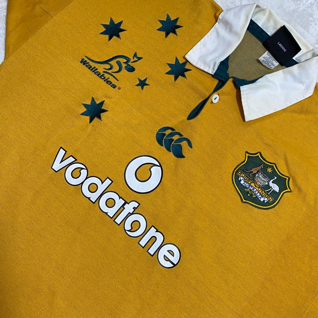 90sビンテージ オーストラリア製 カンタベリー ワラビーズ ラガーシャツ L