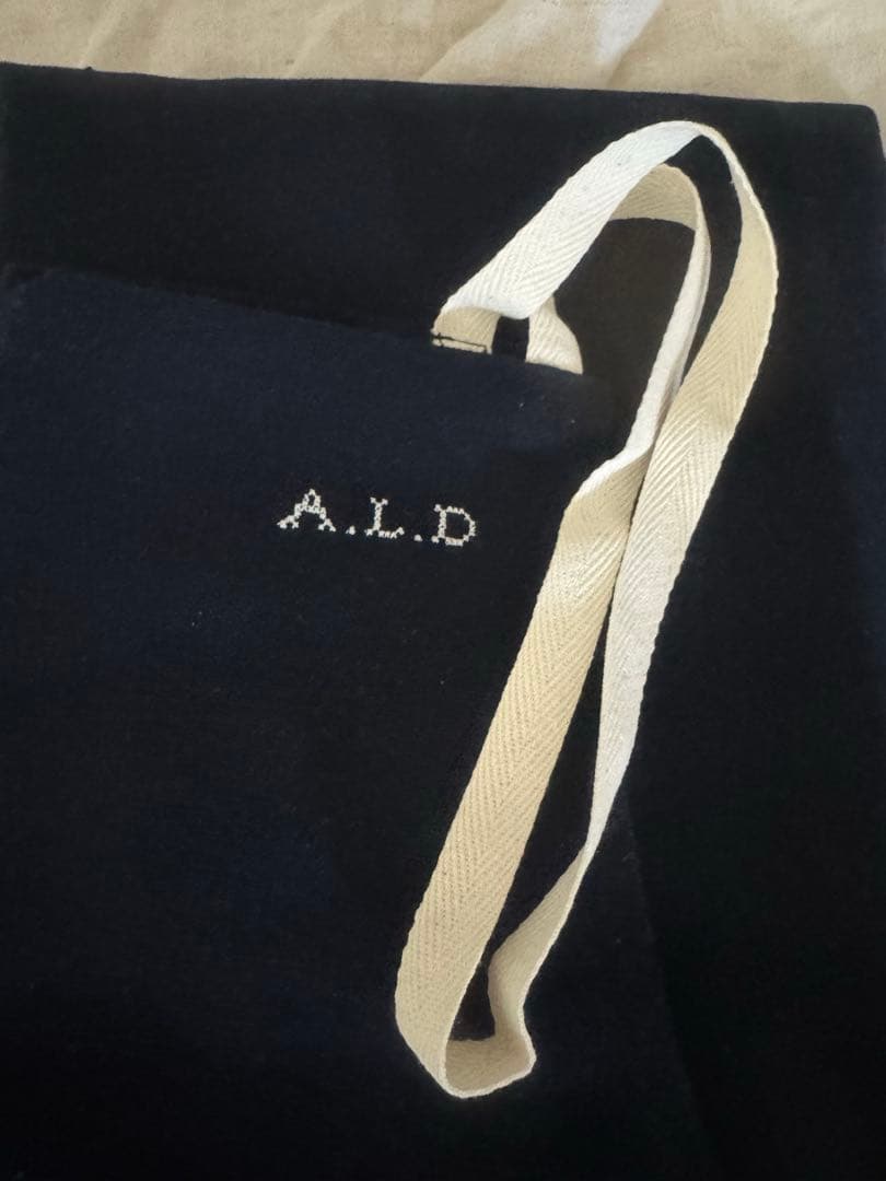 最終価格　アルディン aldin リネンandコットン　ネイビーエプロン新品