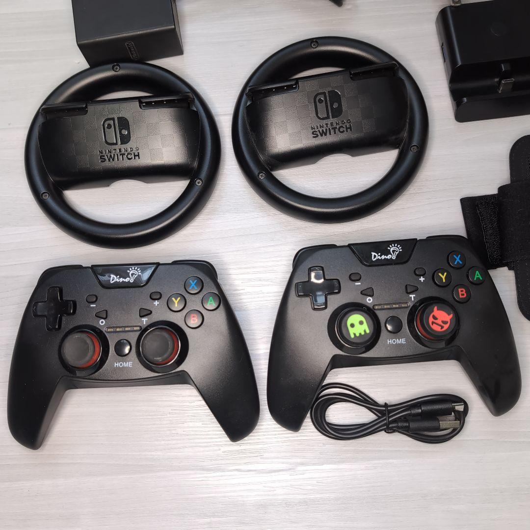 【中古】Nintendo Switch 本体 + コントローラ + 付属品セット