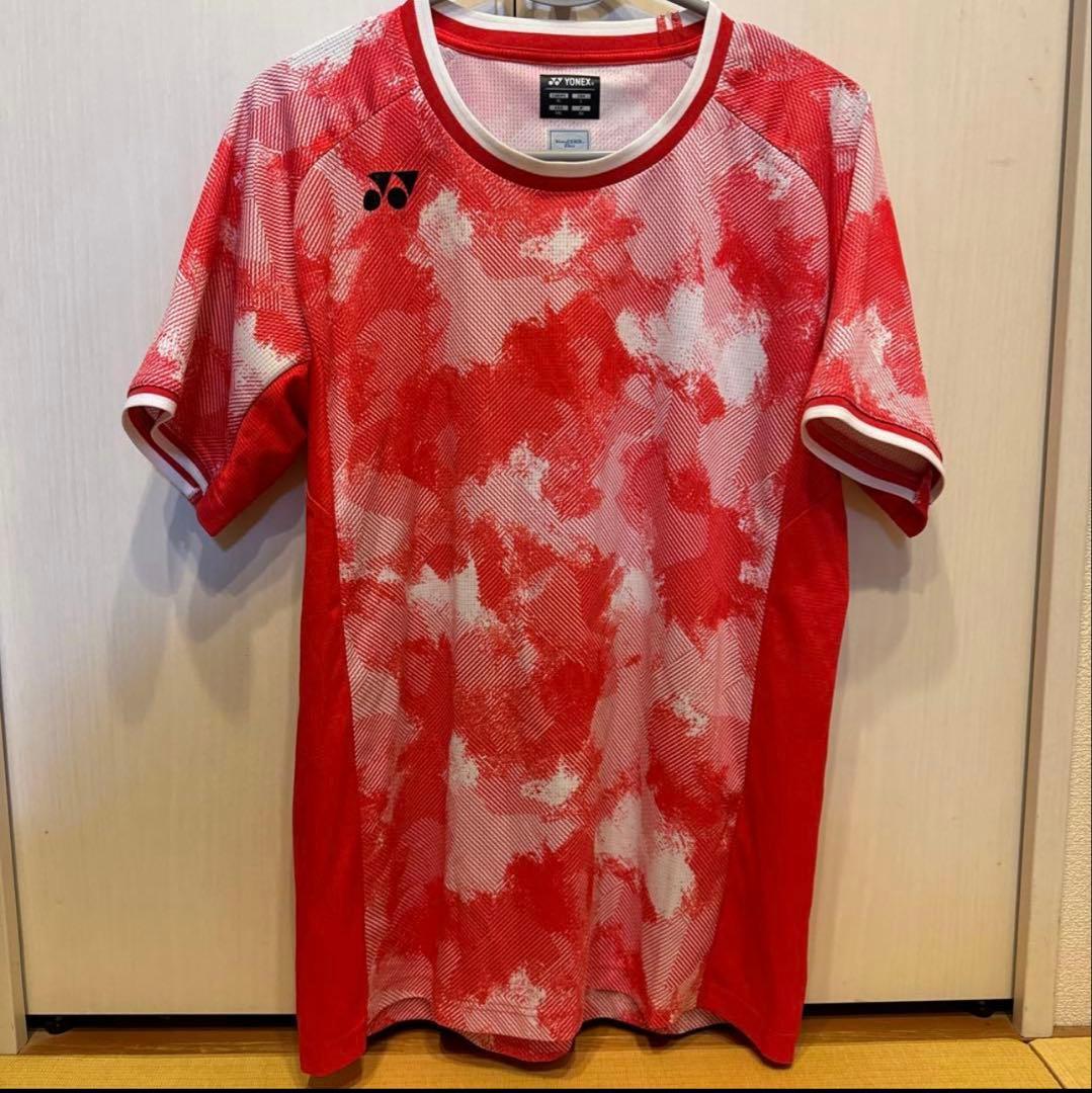 YONEX ソフトテニス　ゲームTシャツ 赤白